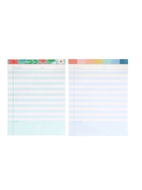 Set of 2 JOT 50 Sheet Lined Undated Legal Note Pads NWT